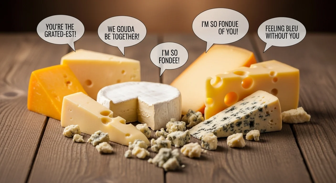 175+ Cheese Love Puns That Are Too Gouda to Resist  🧀 ❤️