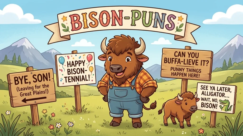 Bison Puns
