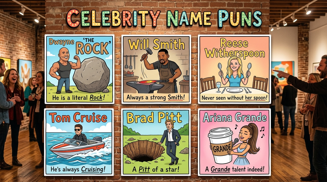 Celebrity Birthday Puns