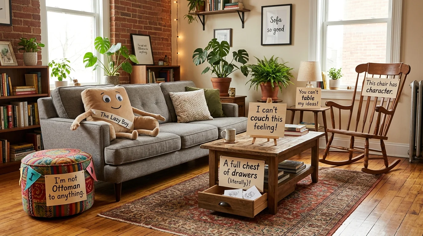 Classic Furniture Puns