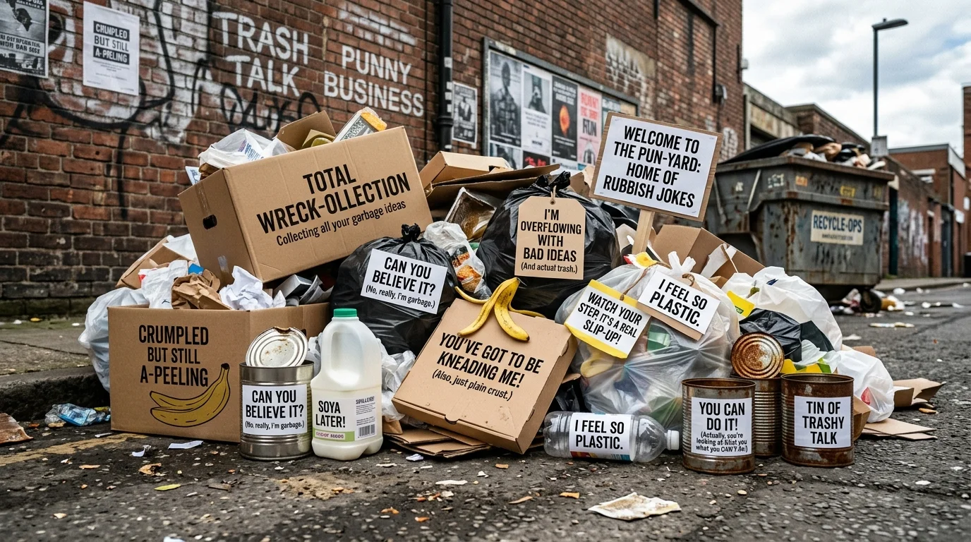 Funny Trash Puns