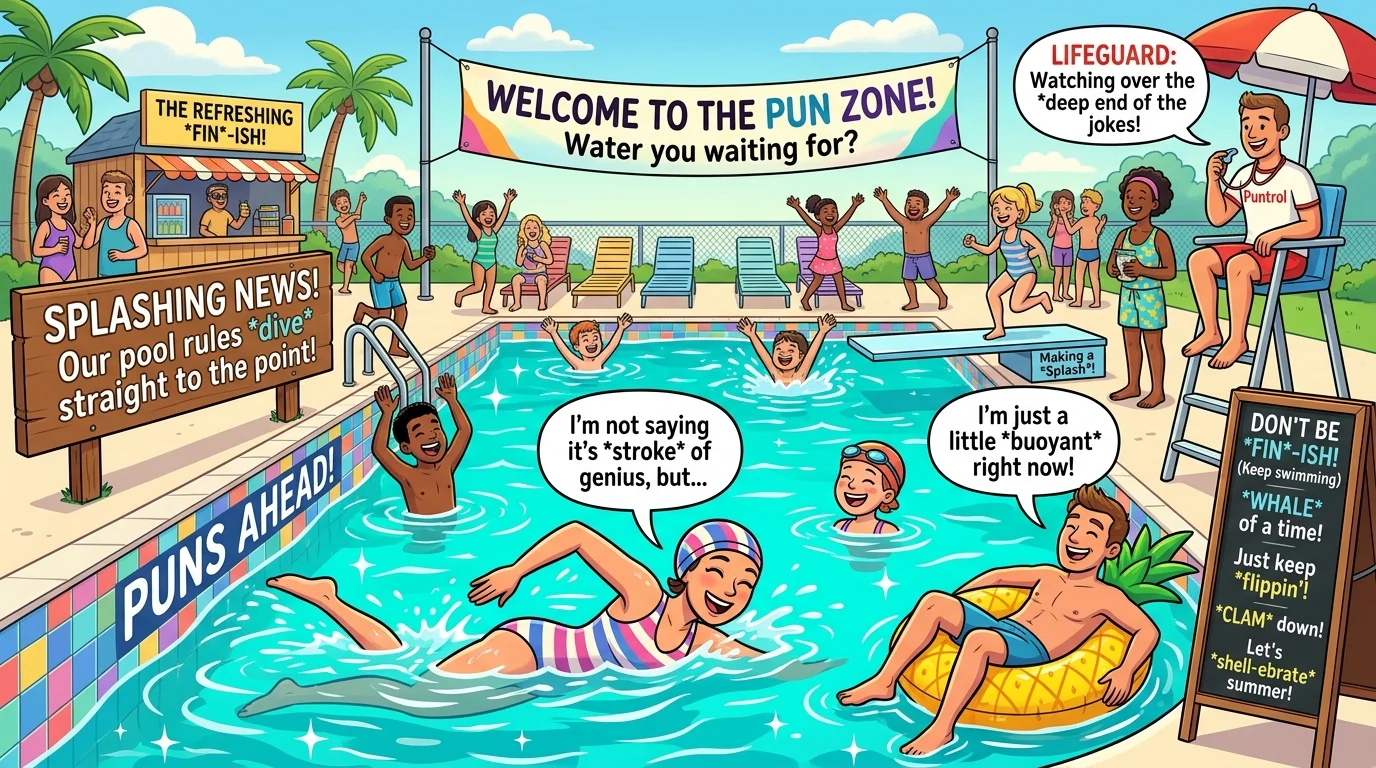 220+ Funny Swim Puns That Make a Splash Every Time π π