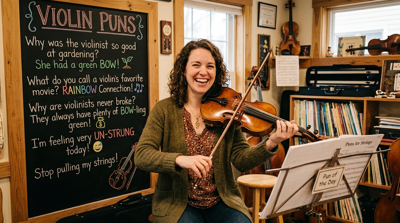 220+ Funny Violin Puns That Deserve a Standing Ovation π»