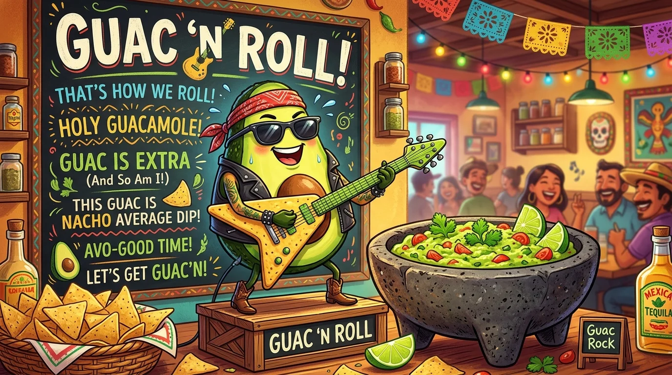221+ Funny Guac Puns That Are Extra Funny and Totally Avocado-awesome 😂 🥑
