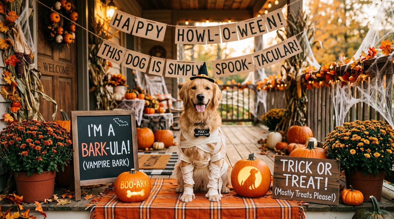 Halloween Dog Birthday Puns
