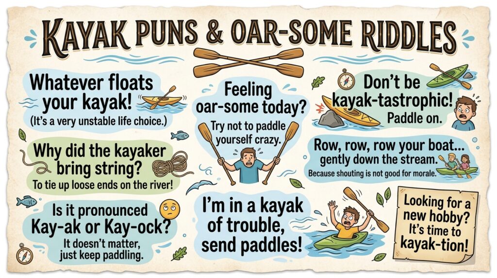 Kayak Puns