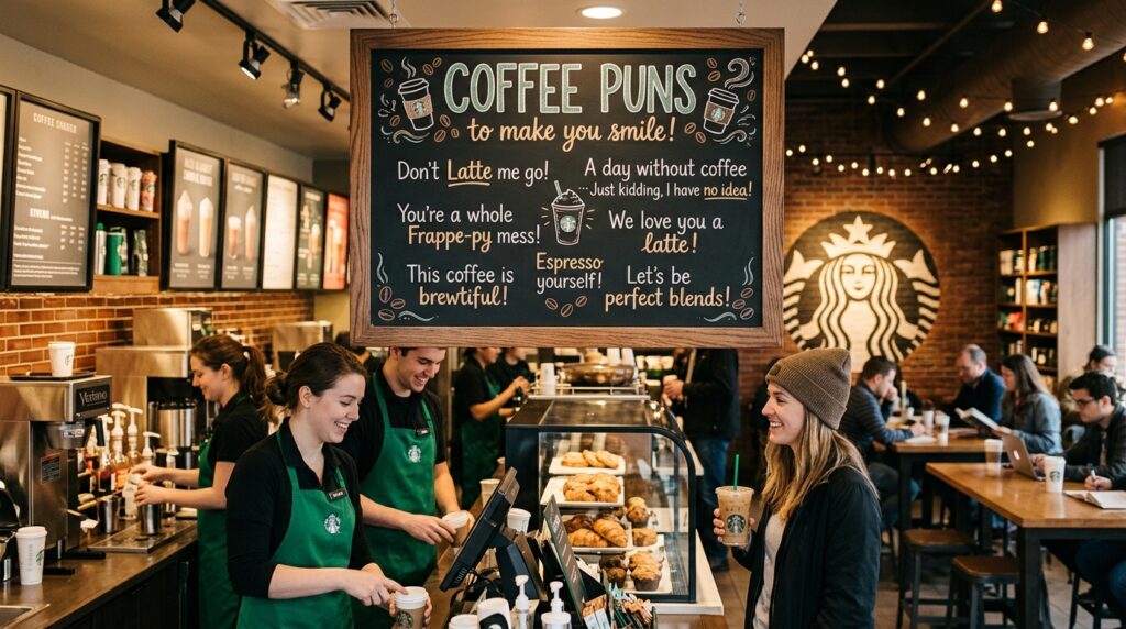 Starbucks puns
