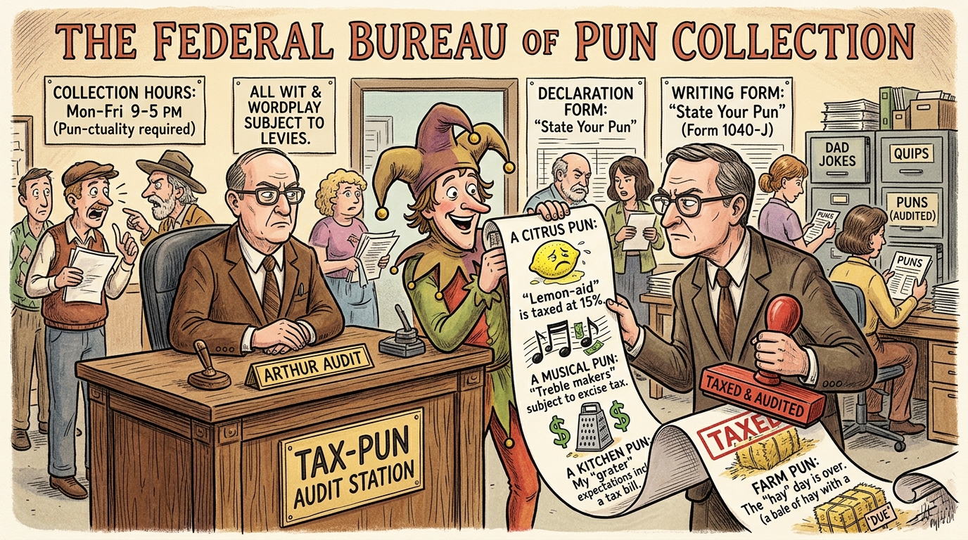 Savage Tax Puns