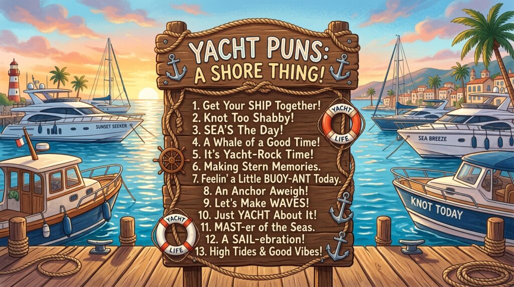 Yacht Puns