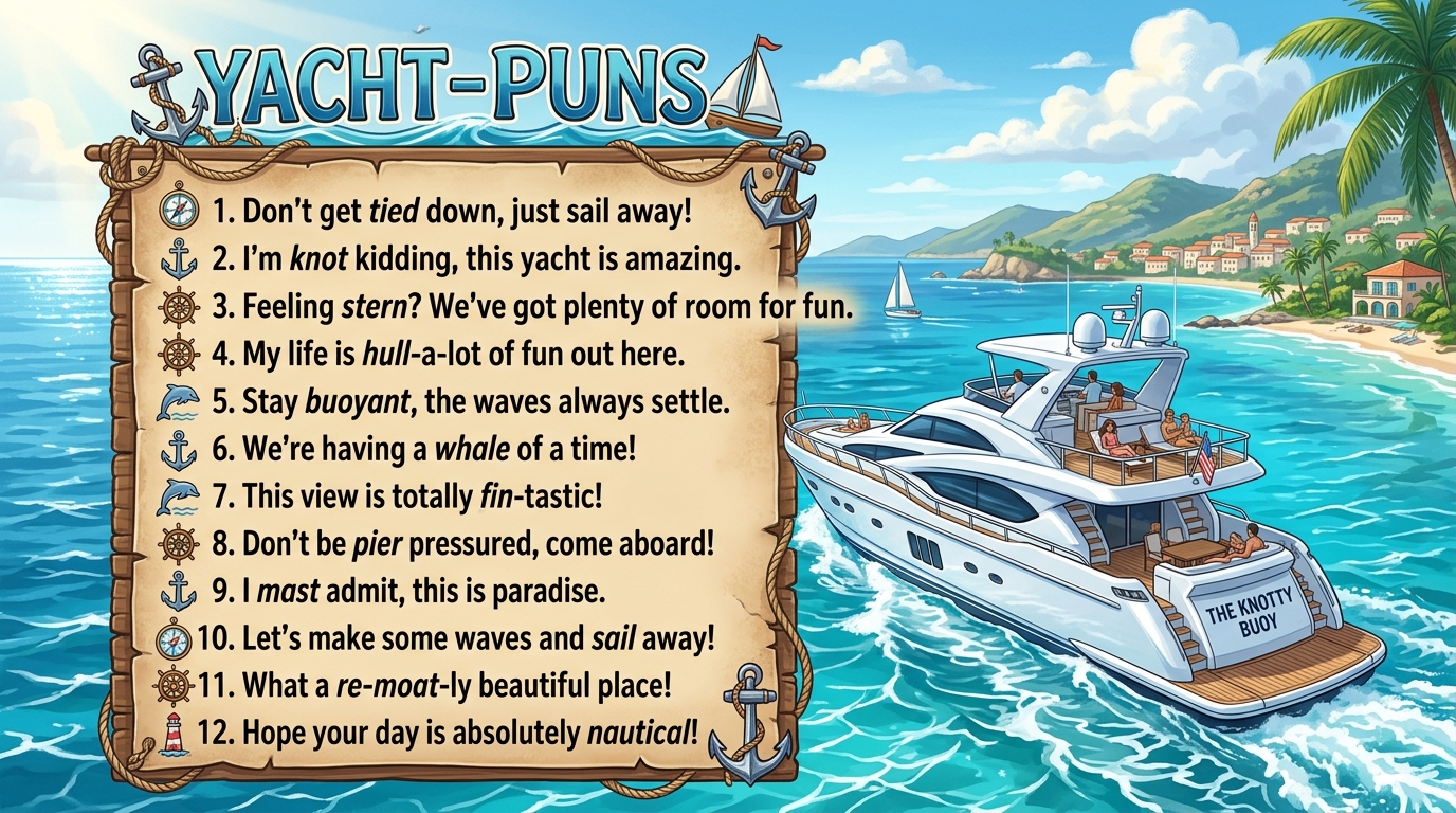 Savage Yacht Puns