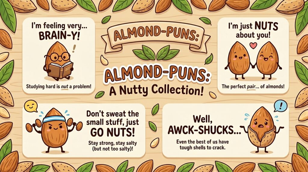 Almond Love Puns ❤️🌰