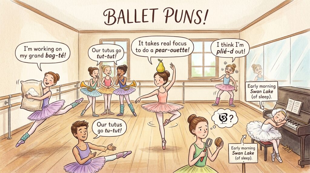 Ballet Caption Puns 📸🩰