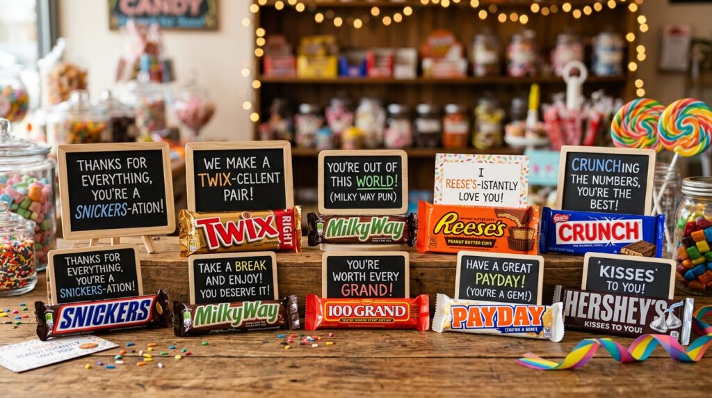 Candy Caption Puns 📸🍫