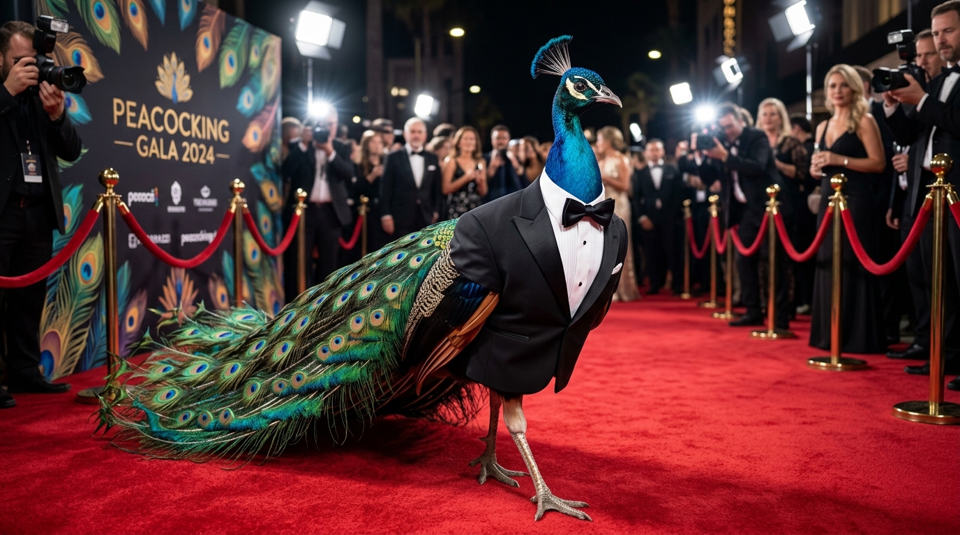 Fashion Peacock Puns