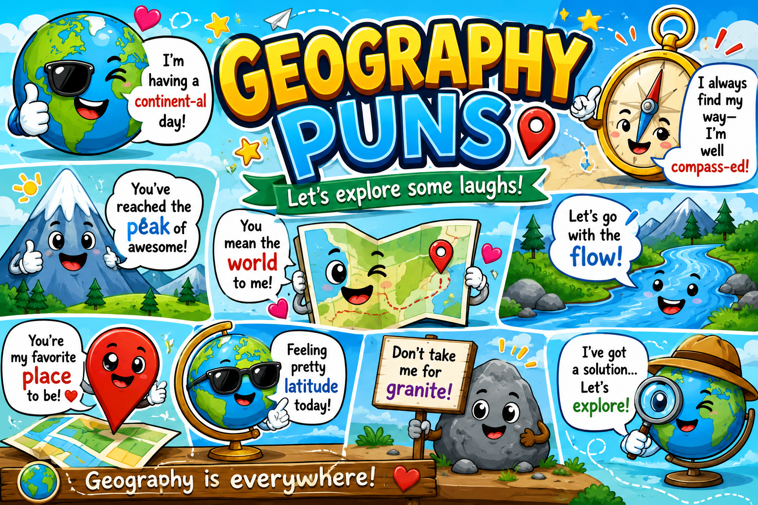 Geography Puns
