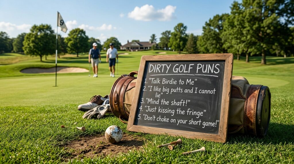dirty golf puns