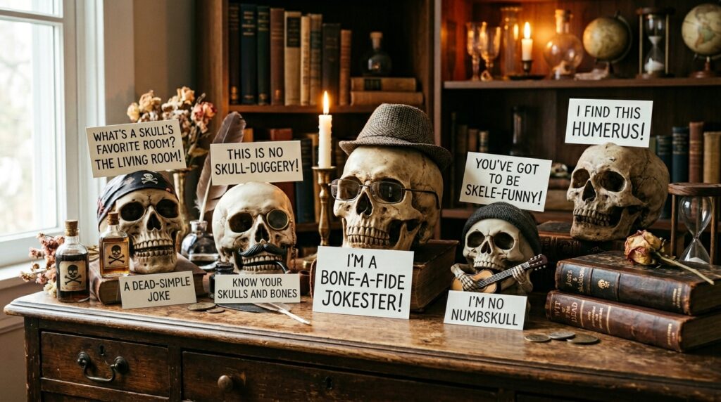 Gothic Skull Puns 🖤💀