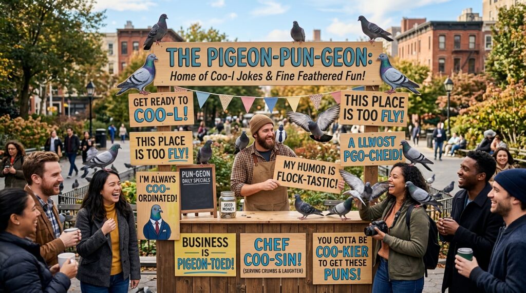Homing Pigeon Puns 🏠🐦
