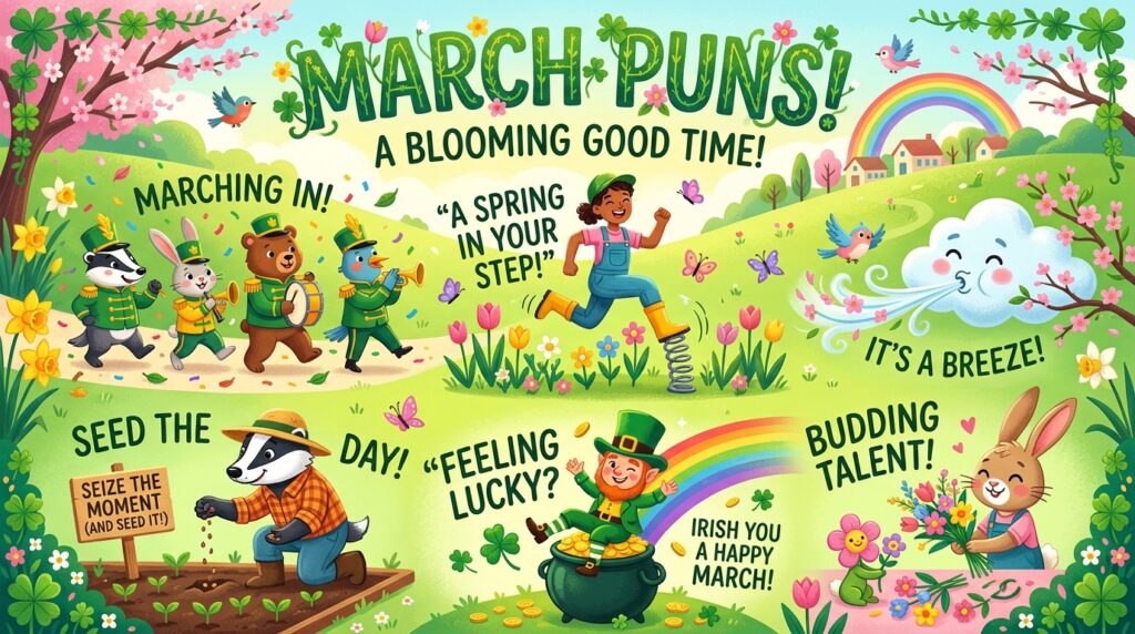 March Work Puns 💼😂