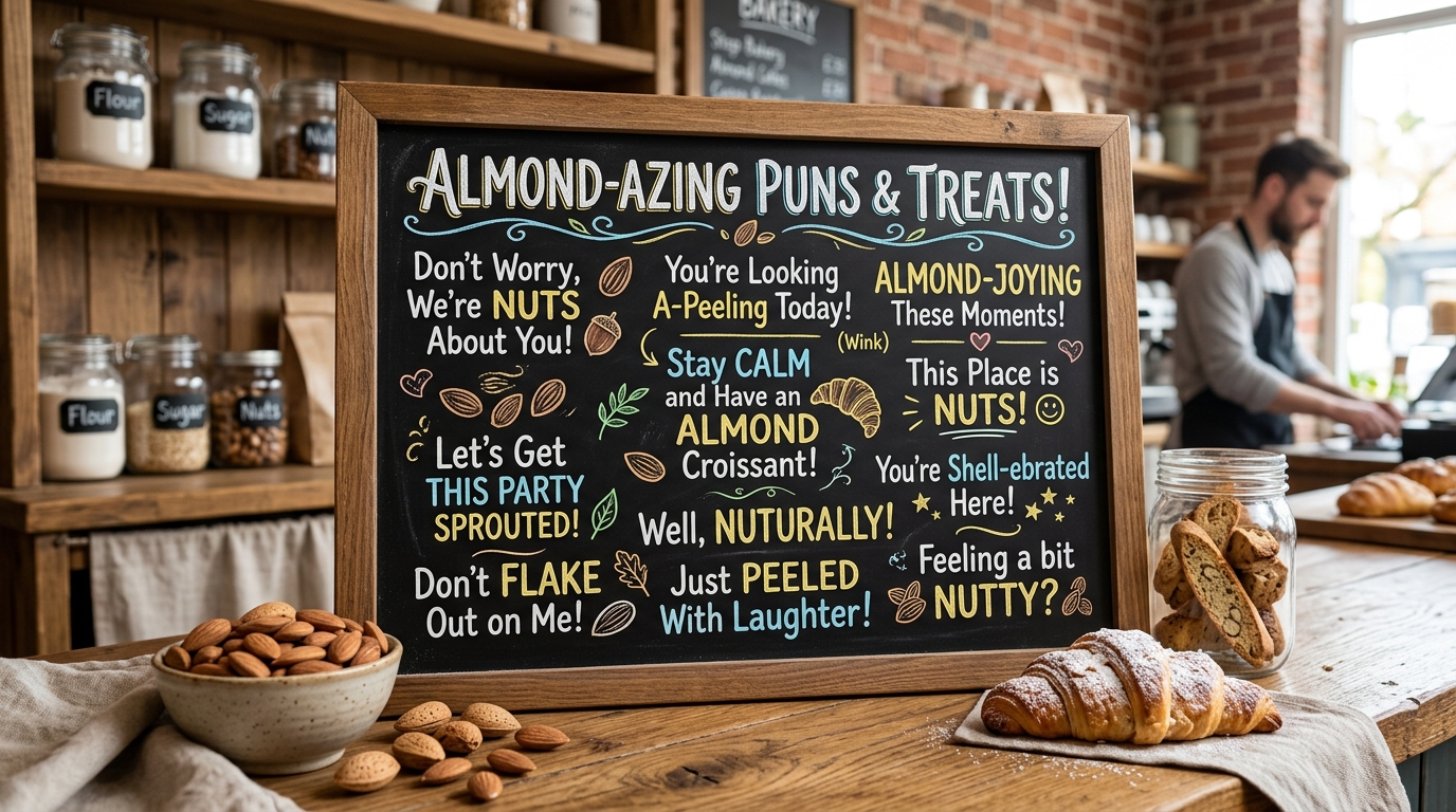 335+Almond Puns That Are Absolutely Nuts and Almond-Believable 🌰😂