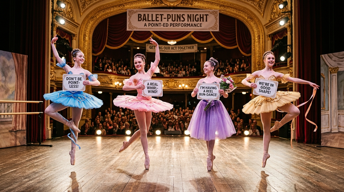 Ballet Puns: 220+ Gracefully Funny Ballet Puns That Deserve a Standing Ovation 🩰😂