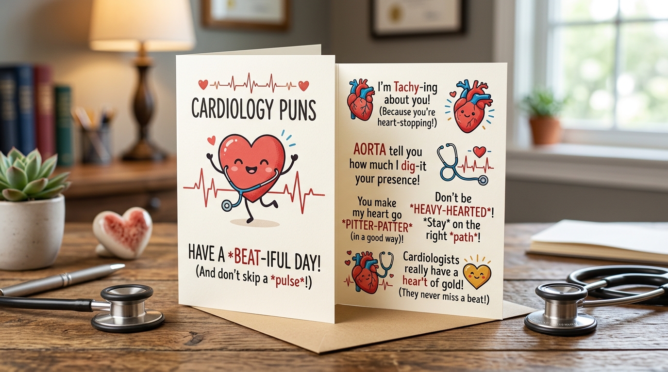 335+ Best Cardiology Puns That Will Make Your Heart Skip a Beat ❤️😂