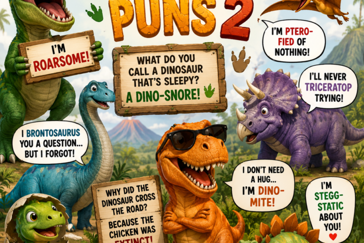 Funny dinosaur-puns-2 175 Roar-some Jokes That Never Go Extinct 🦖😂2026