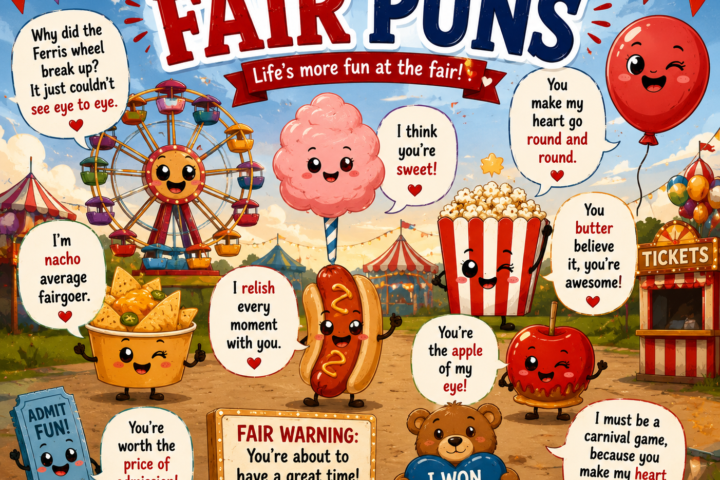 Funny Fair Puns: 175 Fair-tastic Jokes That Are a Ticket to Fun π‘π2026