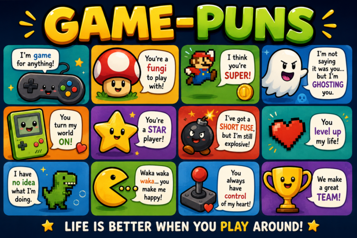Game Puns: 175 Hilarious Jokes That Are Ready to Level Up 🎮😂