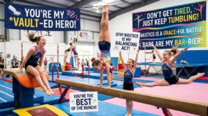 gymnastics puns