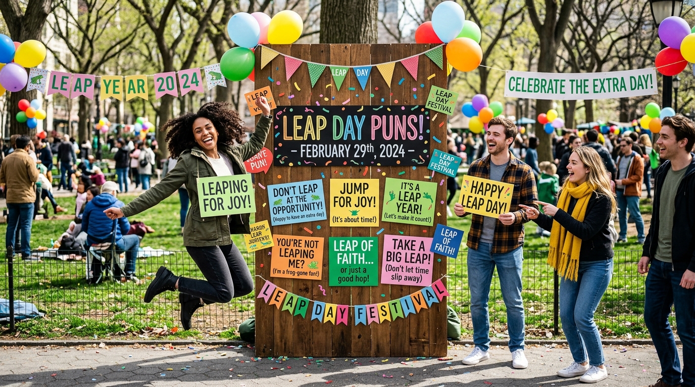 Leap Day Puns: 220+ Hopping Funny Leap Day Puns for February 29 😂🐸