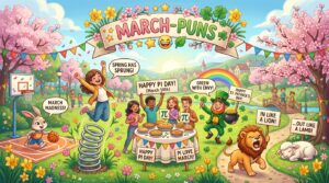 march puns