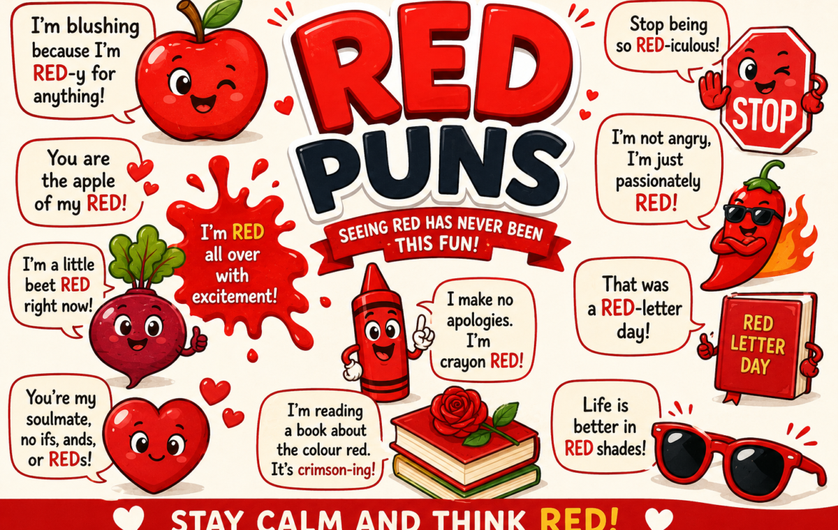 Funny Red Puns: 175 Berry Funny Red Jokes That Are Simply Brilliant ❤️😂2026