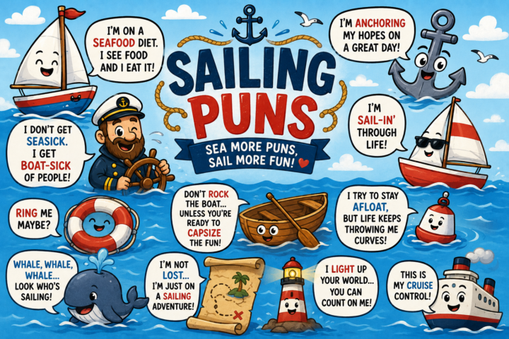 Funny Sailing Puns: 175 Nautical Jokes That Are Shore to Make Waves β΅ππ2026