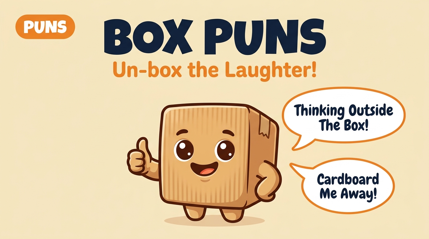 funny box puns