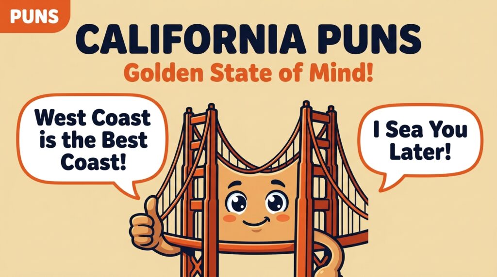 california puns