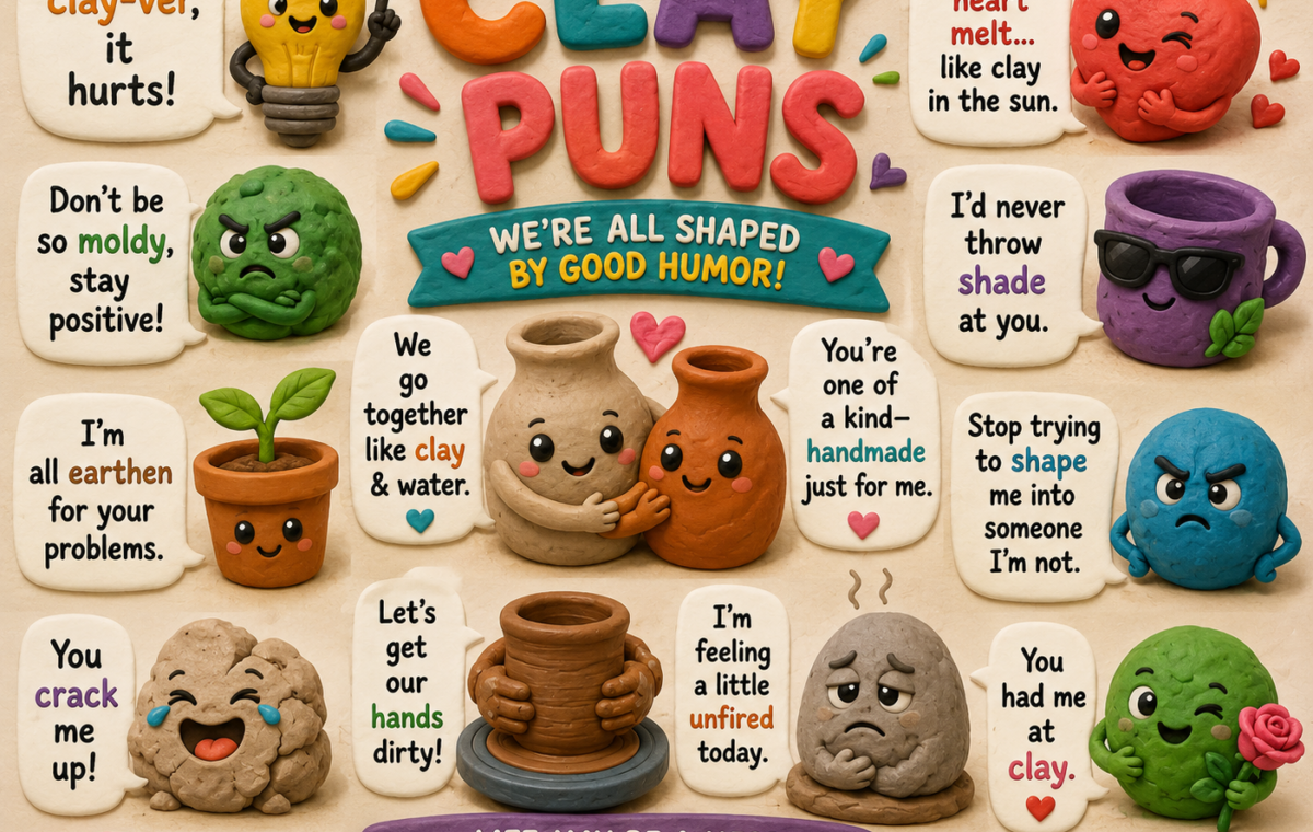 Funny Clay Puns: 175 Pottery Puns That Are Wheel-y Funny 🏺😂2026