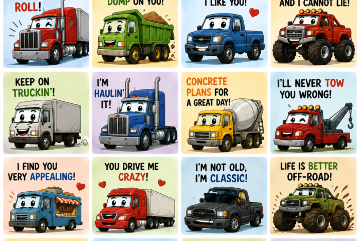 Funny Truck Puns: 175 Wheel-y Funny Truck Puns That Haul Big Laughs ππ2026