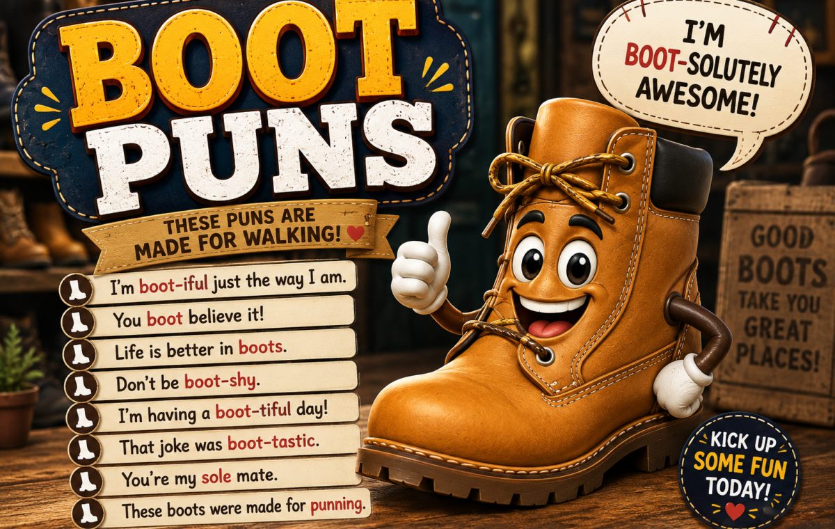 Funny 182 Boot Puns That Are Absolutely Boot-tiful 👢😂2026