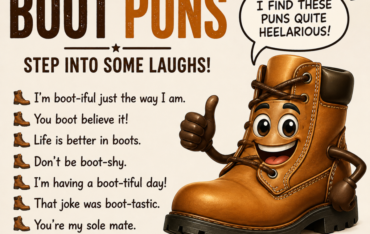 Funny 182 Boot Puns That Are Absolutely Boot-tiful 👢😂2026