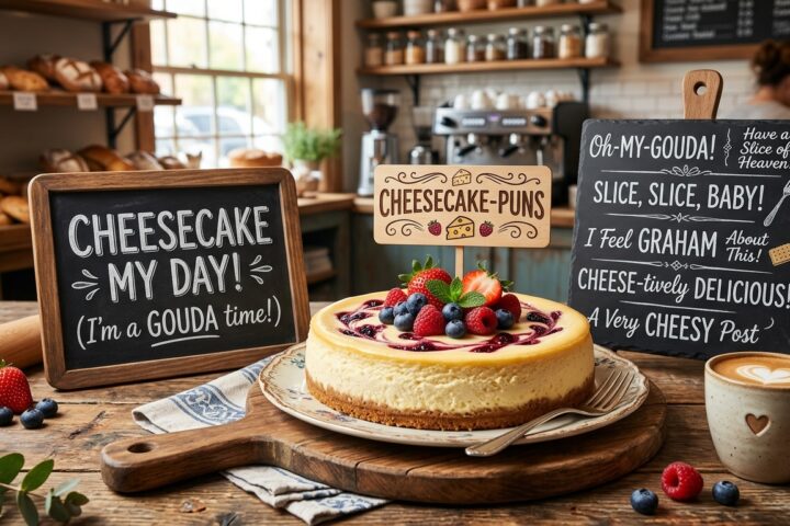 Funy 182 Cheesecake Puns That Are Absolutely Cheesy-Cake-Tastic 🍰😂2026