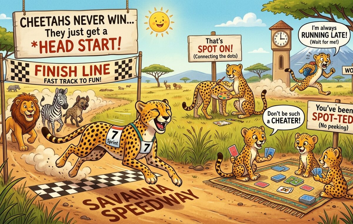 Funny 182 Cheetah Puns That Are Fast, Funny & Wildly Hilarious 🐆😂2026