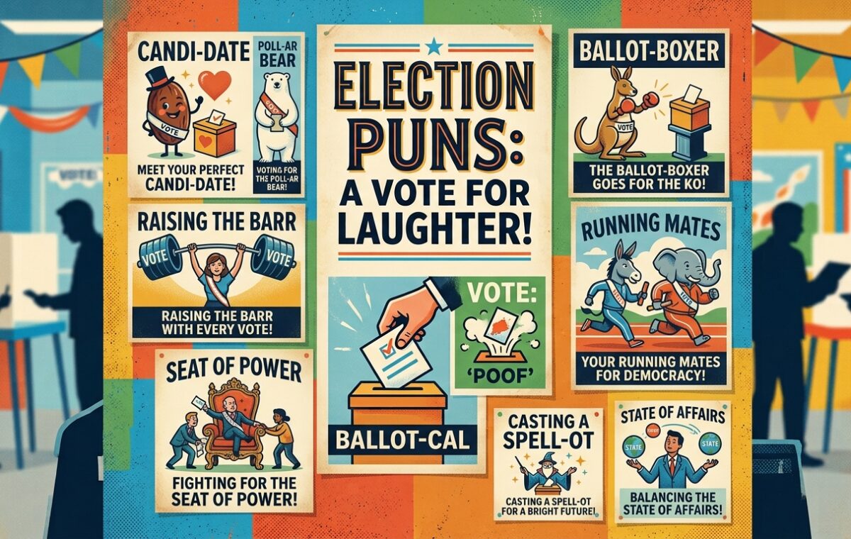 Funny Election Puns: 182 Election Puns That Will Win Your Vote 🗳️😂2026