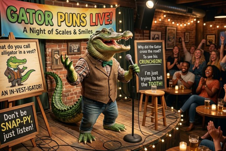 Funny 182 Gator Puns That Will Make You Snap With Laughter 🐊😂2026
