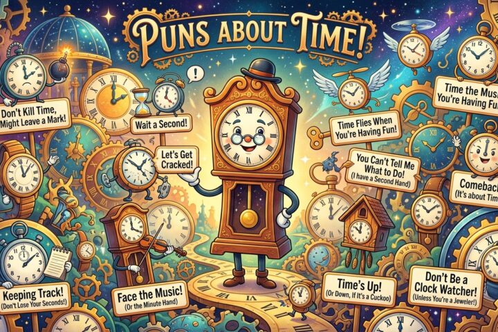 Funny 180+ Puns About Time That Are Always Right on Time ⏰😂 2026