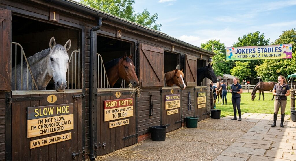 Short Funny Horse Names ✨