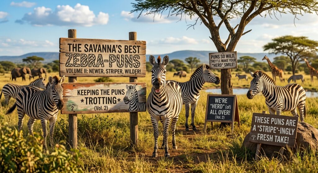 Zebra Fashion Puns 👗🦓