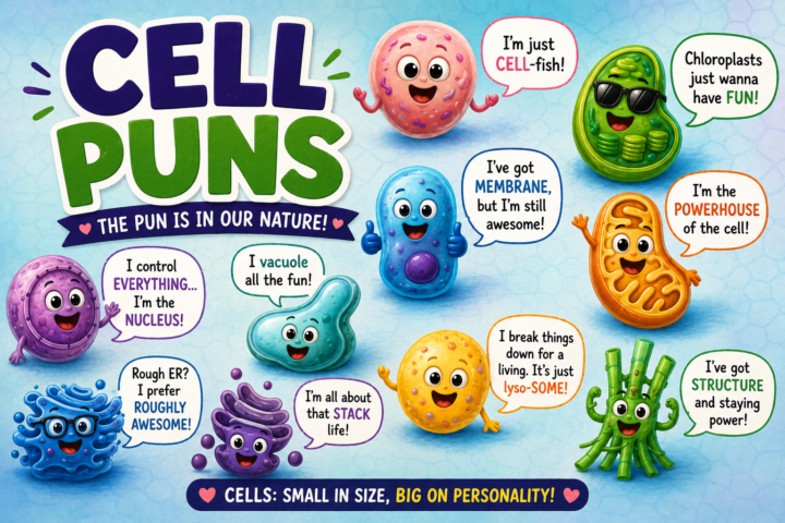Funny 182 Cell Puns That Are Absolutely Membrane-Tastic π§¬π2026