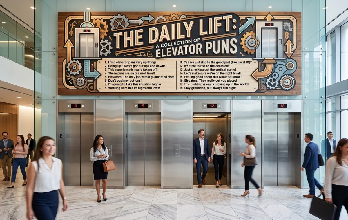 Funny 182 Elevator Puns That Will Lift Your Spirits 🛗😂2026