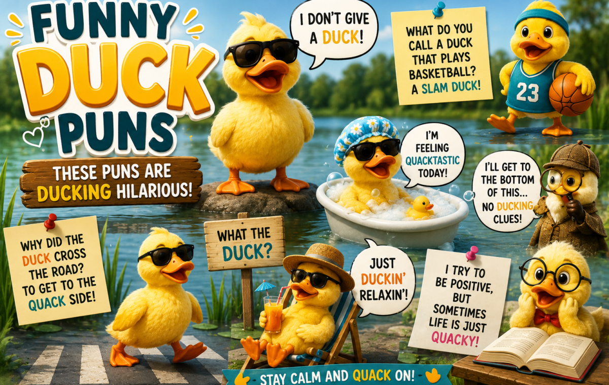 best 182 Funny Duck Puns That Are Quackingly Hilarious 🦆😂2026